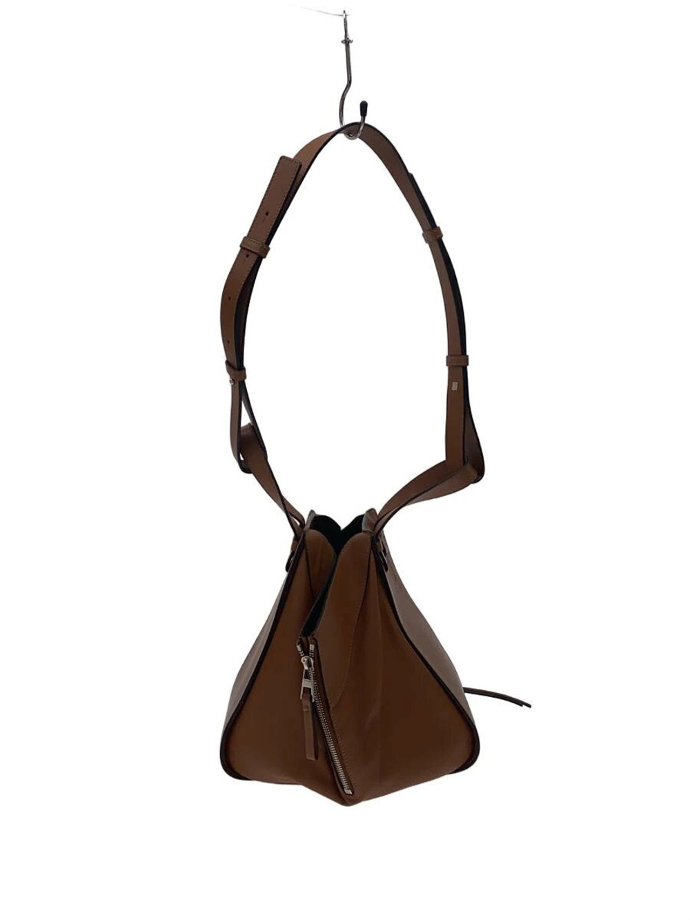 Loewe brown leather Hammock bag shoulder strap Brown